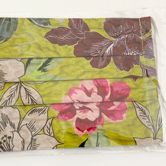 JOHNNY WAS Face Mask Designer Cotton Sateen Face Mask Face Covering - Picture 3 of 7